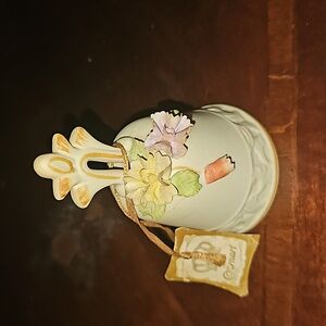 Arnart Antique Ivory Bisque Porcelain Mission Bell